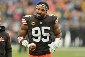 Browns’ Myles Garrett busted for speeding for ninth time since 2017