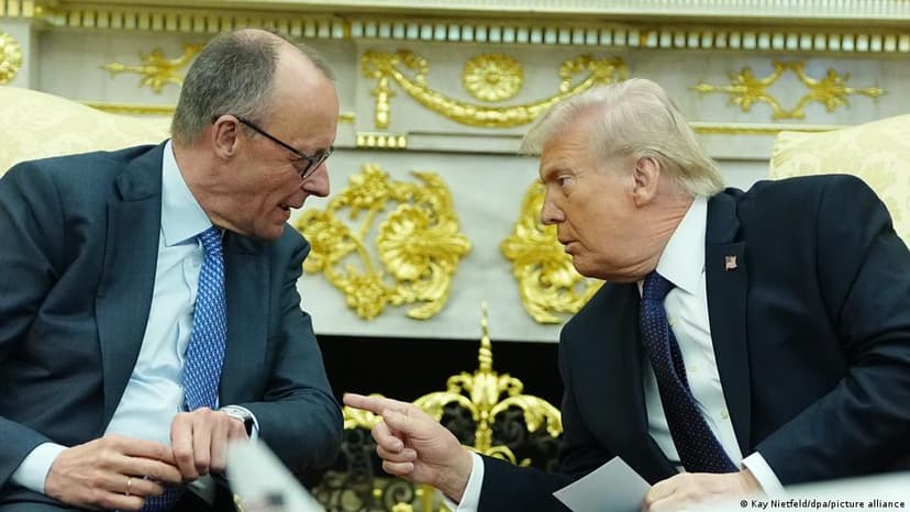 Donald Trump berates Spain, Friedrich Merz listens