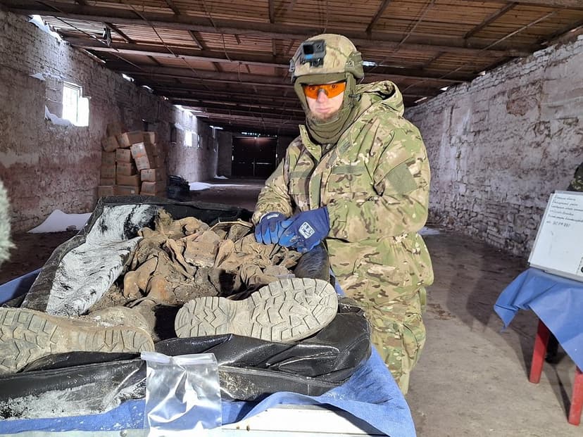 Ukrainian Volunteers Risk Lives to Recover Russian Bodies Amidst High Casualties