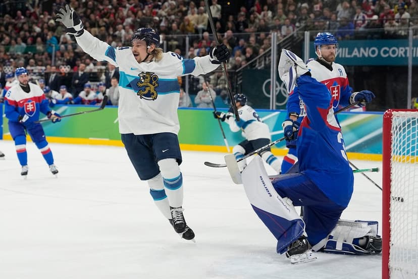 Finland Wins Olympic Ice Hockey Bronze Medal