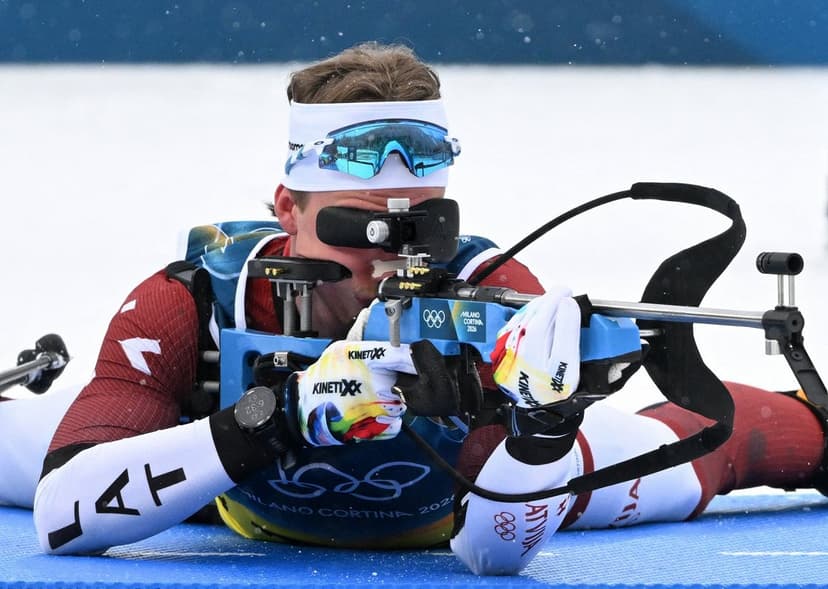 Biathlete Lozbers adds to his medal collection at the Youth World Championship