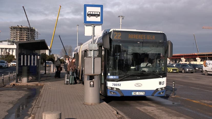 Rīga Public Transport Plans 24/7 Airport Bus Service