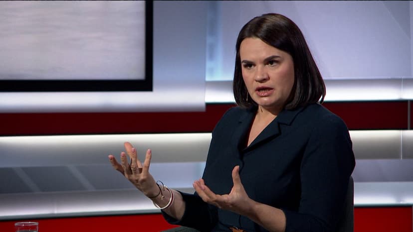 Belarusian Opposition Leader Cihanouska: Lukashenka Frees Political Prisoners Due to Sanctions