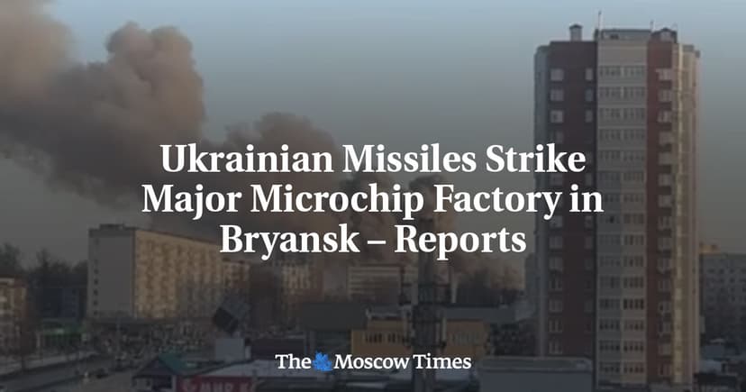 Ukrainian Missile Attack on Bryansk Kills 6, Wounds Dozens More