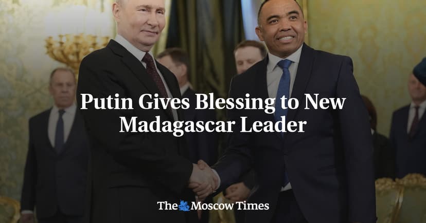 Putin Endorses New Madagascar Leader, Pledges Cooperation
