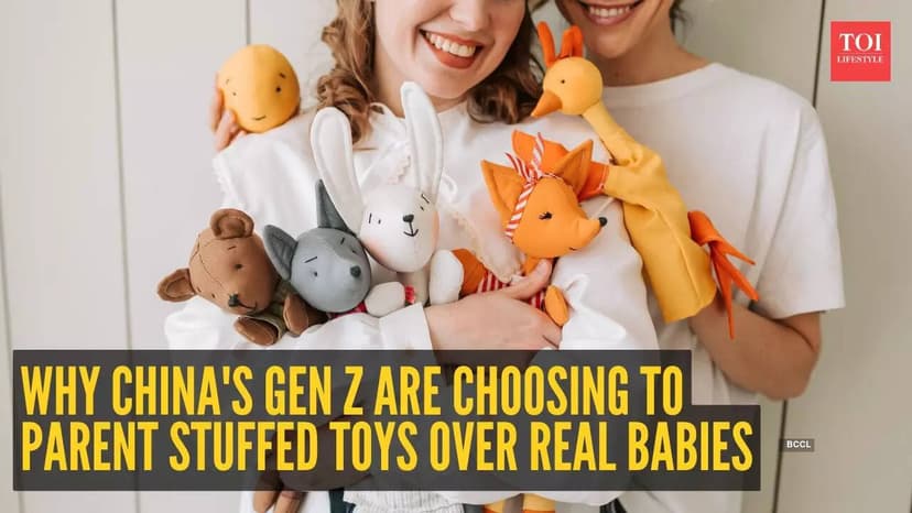 Why China's Gen Z are choosing to parent stuffed toys over real babies