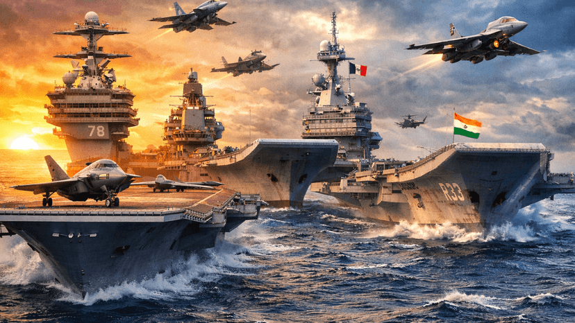 From Gerald R Ford to INS Vikramaditya: A look at the world’s 10 biggest aircraft carriers