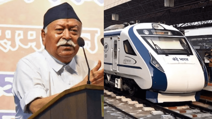 Stones Hurled at Vande Bharat Train Carrying RSS Chief in Uttar Pradesh