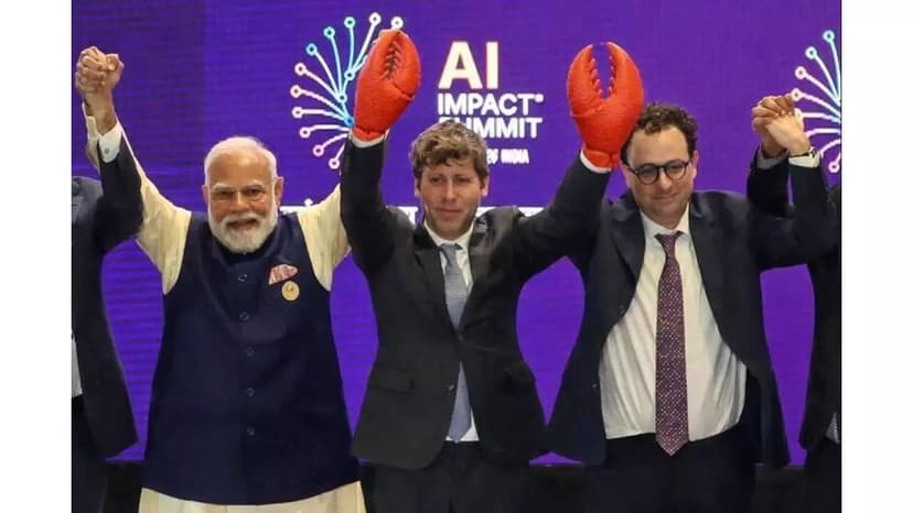 OpenAI teases Anthropic with OpenClaw hire in viral pic of Altman &amp; Dario Amodei 