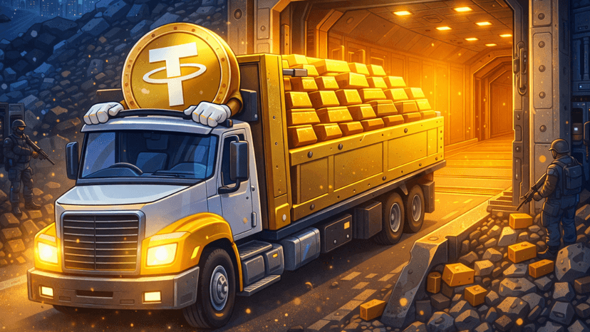 Crypto Firm Tether Becomes Major Gold Buyer, Acquiring Two Tonnes Weekly