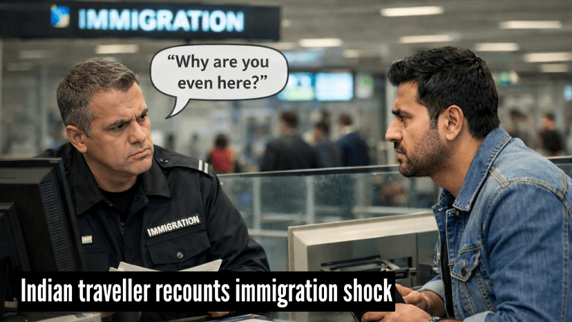 Indian Traveller Recalls Unpleasant Immigration Experience Abroad