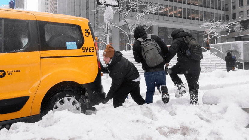 Record blizzard paralyzed parts of the USA. Hundreds of thousands of customers without power