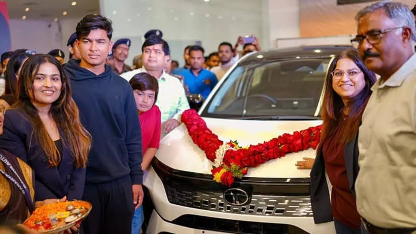After Rs 50L reward from Bihar CM, Sooryavanshi gets new Rs 22 lakh car
