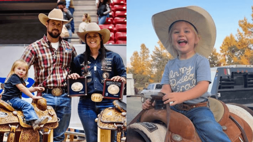 Rodeo champion Kelsie Domer’s 3 year old daughter Oaklynn dies after tragic horse accident during medical episode