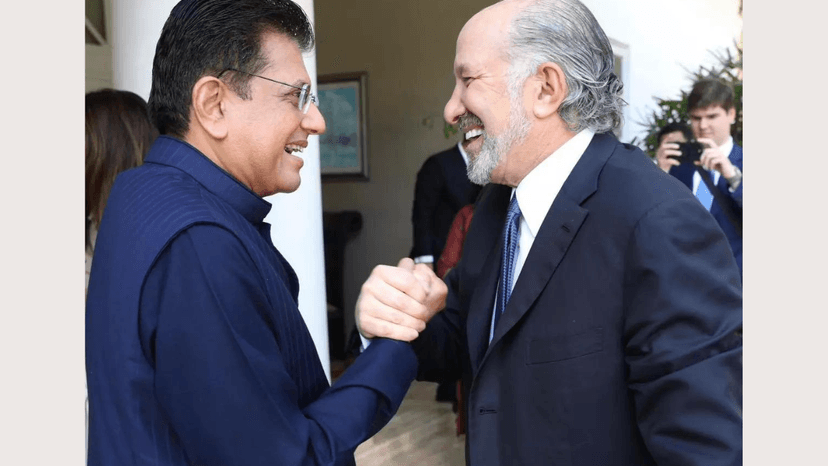 US Commerce Secretary Meets Piyush Goyal Amid Trump Tariff Uncertainty