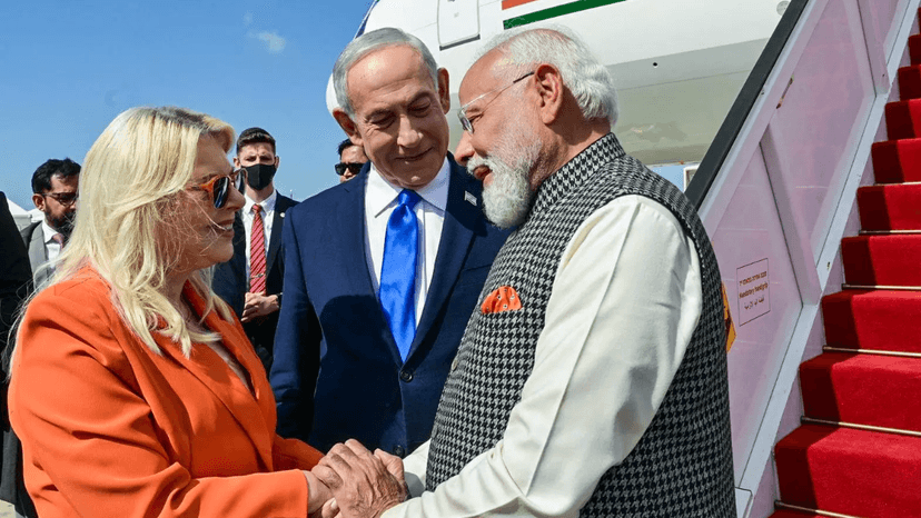 Narendra Modi's Visit to Tel Aviv and Joint Press Conference with Netanyahu