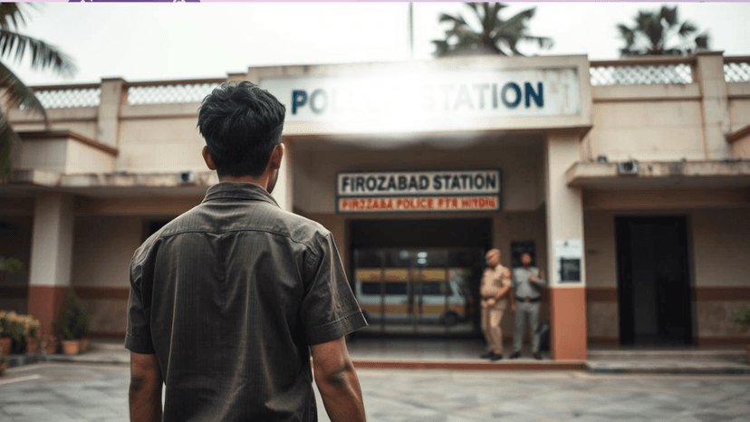 Man Walks into Police Station with Nail in Head, Alleges Family Assault