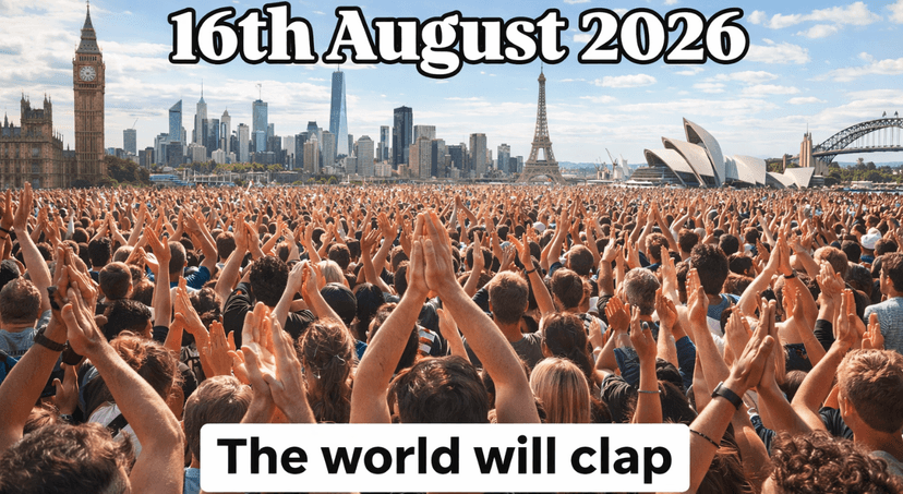 World Clap Day: ‘Imagine the entire planet clapping together at once,’ one-man's vision for 16 August 2026