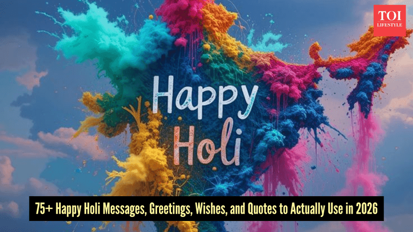 Happy Holi 2026: Over 100 most unique wishes, messages, greetings