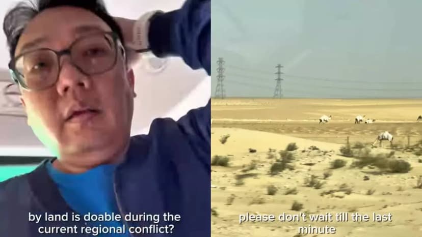 Qatar news: Travel influencer shows escape route from Doha to Riyadh amid Iran vs US-Israel war