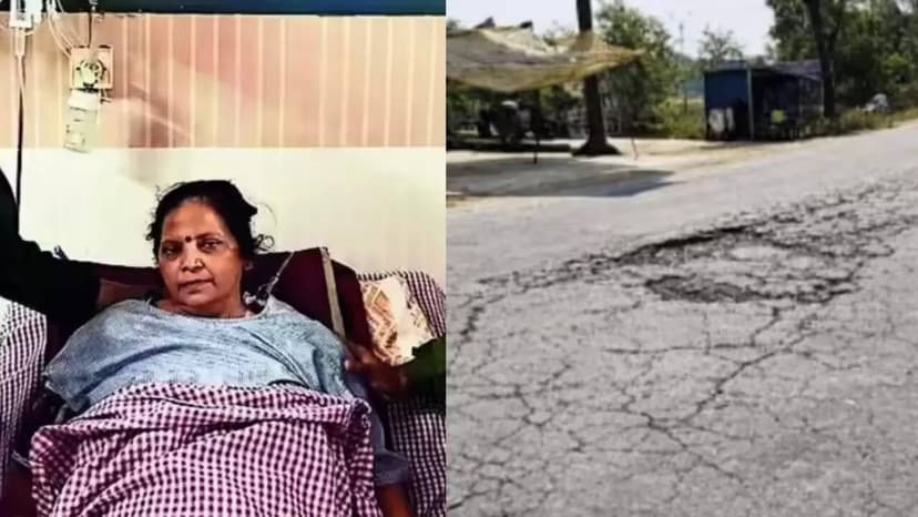 UP woman ‘revived’ by jolt on NH-74: NHAI says ‘no potholes’ on stretch but ground reality different