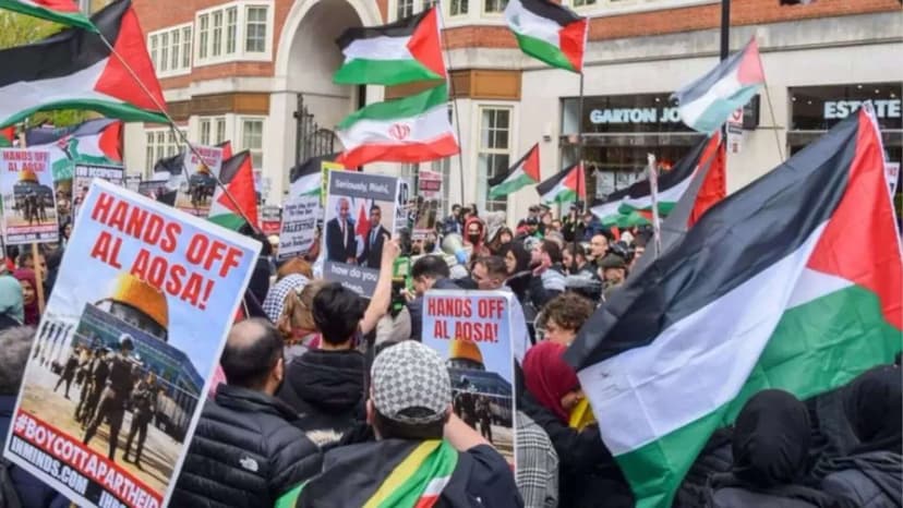 Pro-Iran Al-Quds Rally in London Sees Chants Against IDF