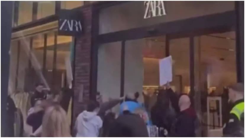 ‘Shame on you’: Protest outside Zara after girl attacked by group in UK's Bristol