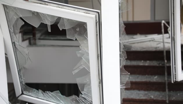 Enemy drone damages residential building in Sumy, Ukraine