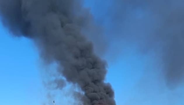 Russian Ammunition Depot Explodes in Occupied Luhansk Region