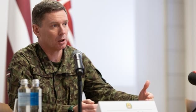 Russia builds its strategy not on frontline success, Latvian armed forces commander says