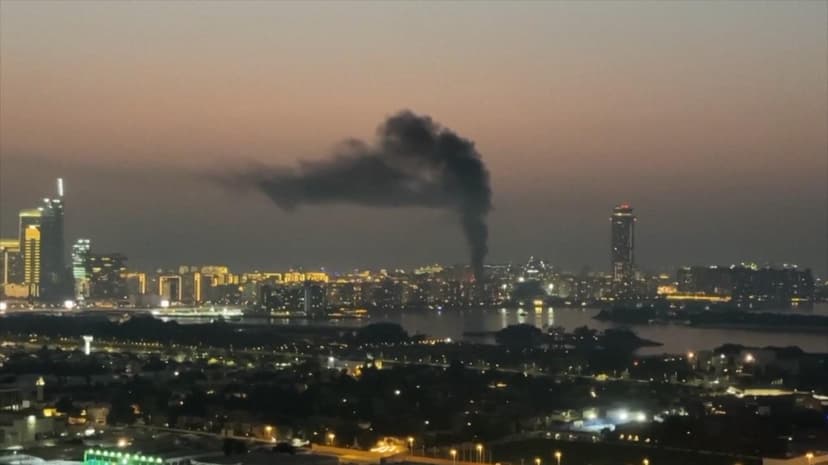 Explosion in a luxury hotel in Dubai