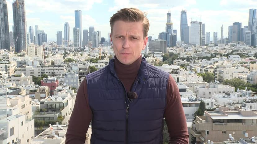 Syreny alarmowe w trakcie relacji naszego korespondenta. "Chciałem powiedzieć, że to był spokojny poranek"