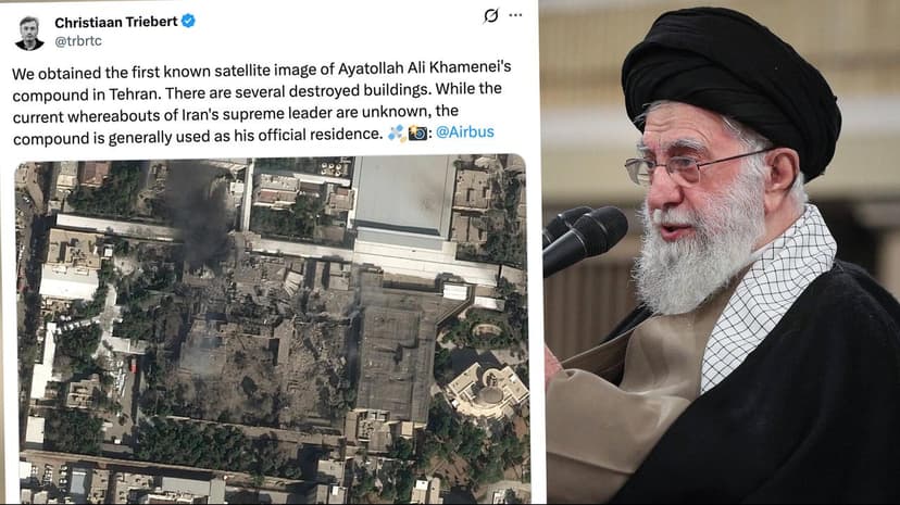 It was supposed to be one of the targets of the attack. His residence "completely destroyed"