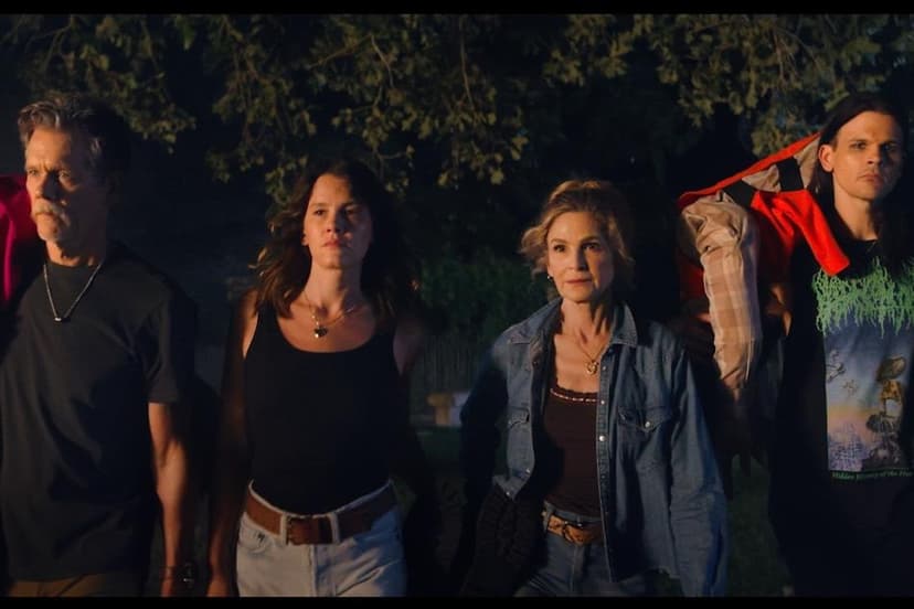 Family Movie Review: Kevin Bacon & Family’s Meta Horror-Comedy Coasts By On Its Real Chemistry