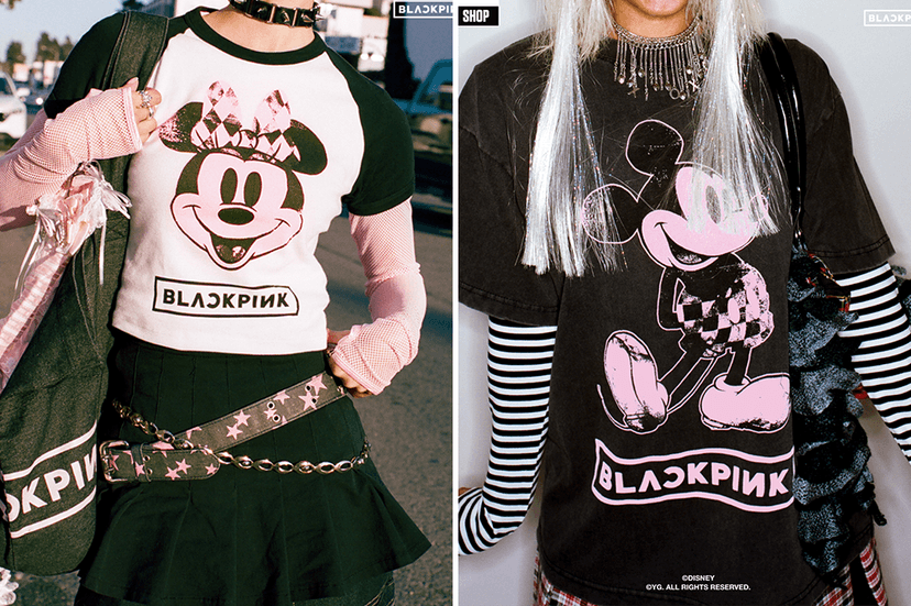 Blackpink and Disney Go Punk in New Streetwear Collection — And Each Purchase Comes With a Collectible Photo Card of the Kpop Group