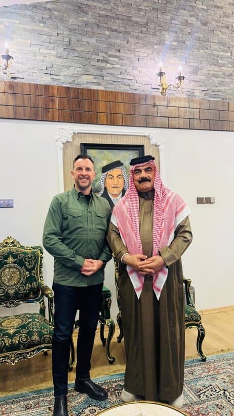 Italian Ambassador to Iraq Meets General Harbiye in Nassiriya