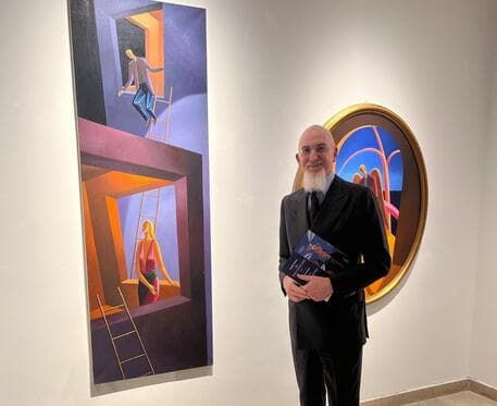 Italian Ambassador Inaugurates Exhibition by Italian-Serbian Artist in Belgrade