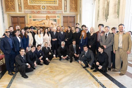 President Mattarella Welcomes Sanremo Festival Participants