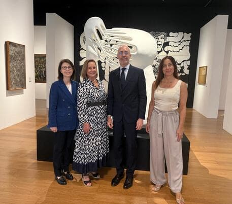 Argentina, Ambassador Nicoletti visits the Malba museum