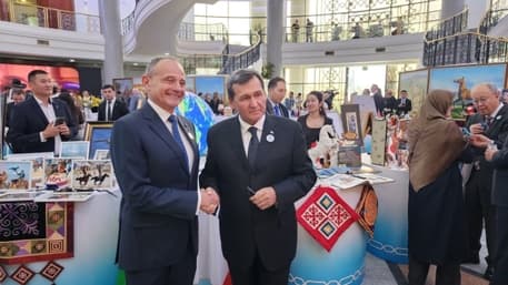In Ashgabat, the Italian Embassy at Diplomat's Day