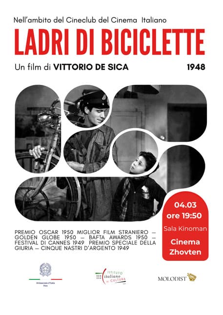 Vittorio De Sica's 'Bicycle Thieves' screened in Kiev