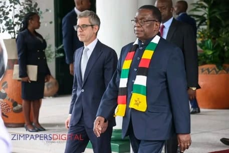 Zimbabwe, Ambassador Giacalone presents his credentials to the president
