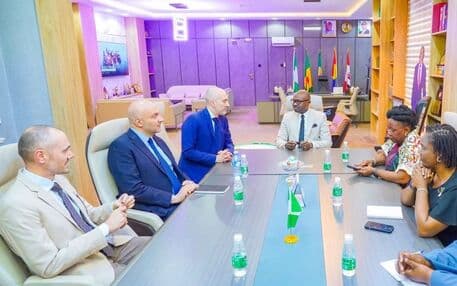 Ambassador Mengoni meets with Nigerian Minister of the Interior