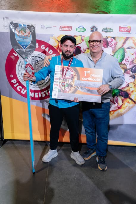 The Bella Napoli pizzeria in Riga wins the Latvian pizza championship