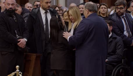 Meloni attends funeral of damaged-heart-transplant boy