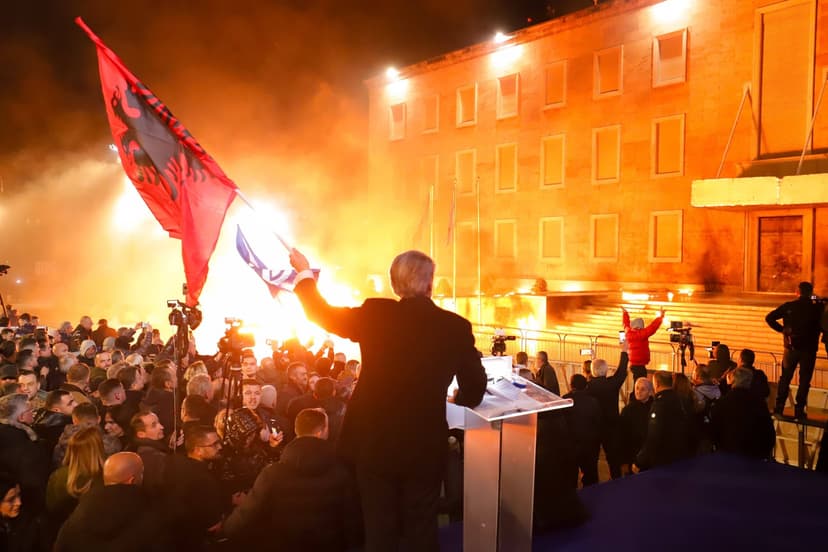 Protesters Released After Democratic Party Rally in Albania