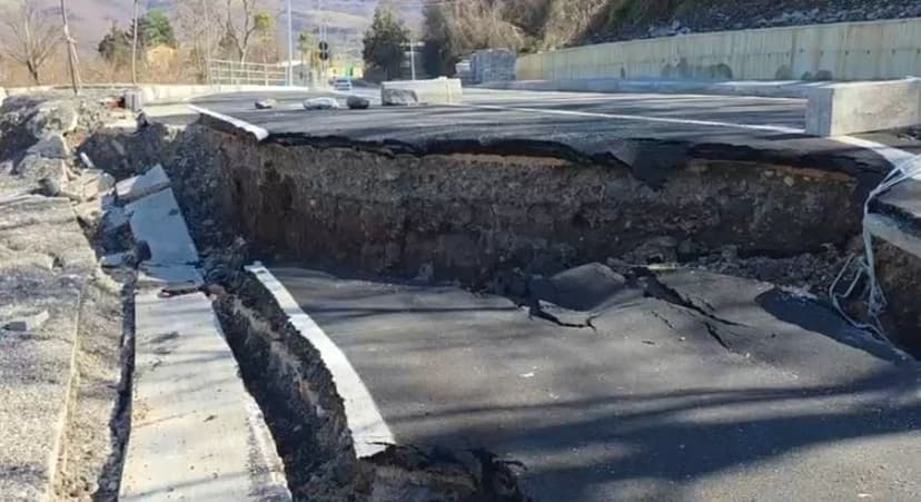 Burrel's Lower Ring Road Deteriorates Further Due to Landslides