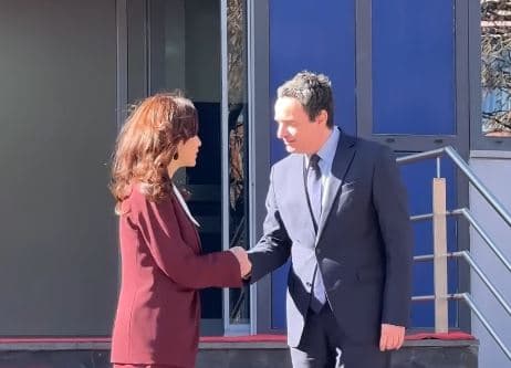 Kosovo PM Kurti Meets Albanian Minister Spiropali, Discusses Language and Culture Promotion