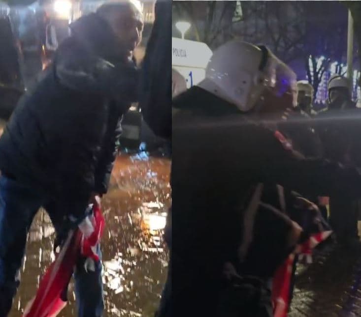 Opposition protests in Albania escalate with molotovs and water cannons, leading to detentions