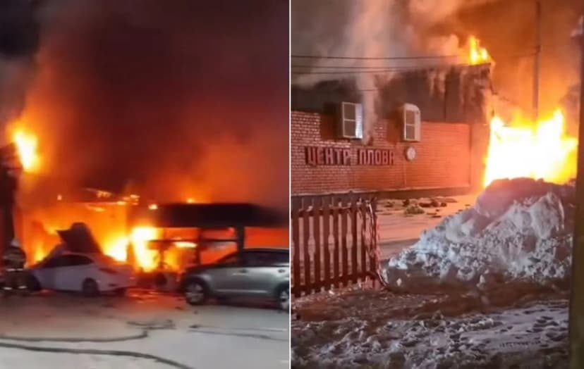 Gas Explosion and Fire in Kazakhstan Cafe Kills Six